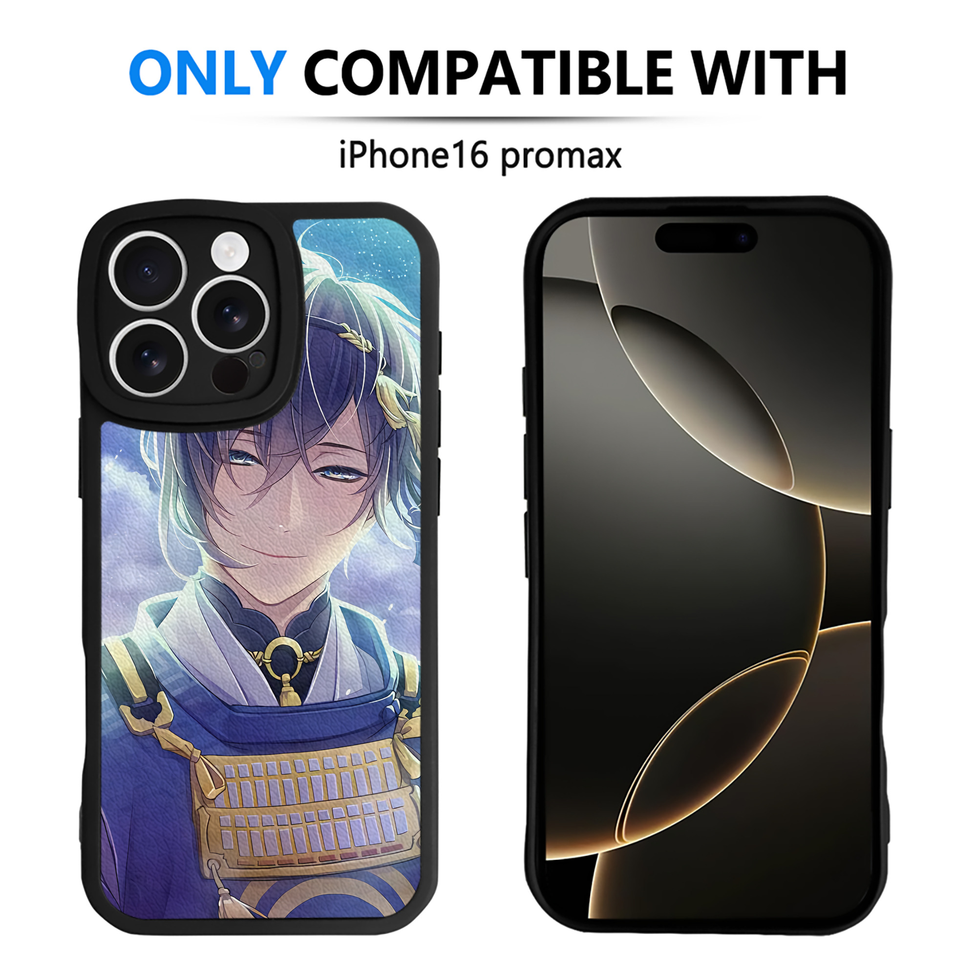 （画像用） 刀剣乱舞 Touken Ranbu 【iPhone 16シリーズ対応】シリコンスマホケース（レザー調） 材質：シリコン
